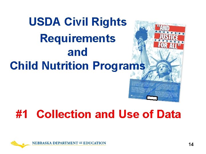 USDA Civil Rights Requirements and Child Nutrition Programs #1 Collection and Use of Data