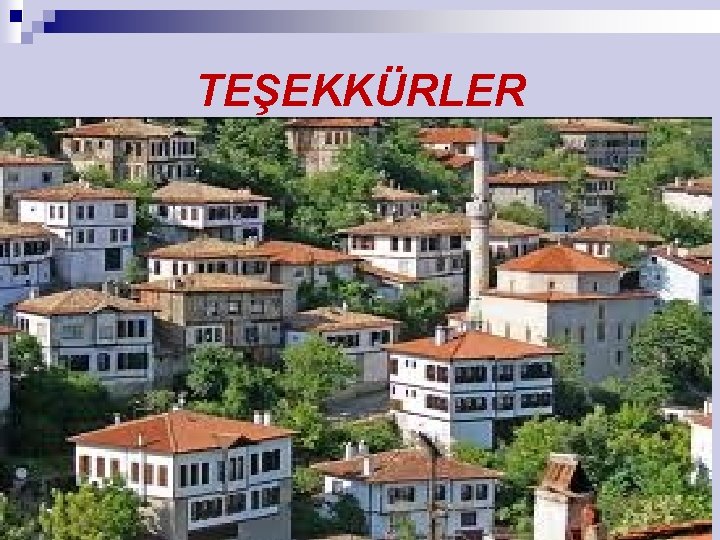 TEŞEKKÜRLER 