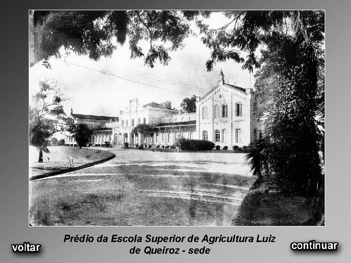 Prédio da Escola Superior de Agricultura Luiz de Queiroz - sede 