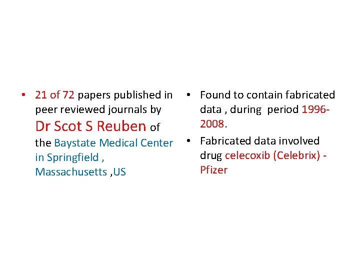 • 21 of 72 papers published in peer reviewed journals by Dr Scot • 21 of 72 papers published in peer reviewed journals by Dr Scot