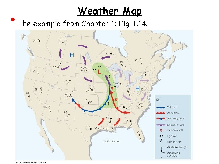  • Weather Map The example from Chapter 1: Fig. 1. 14. 