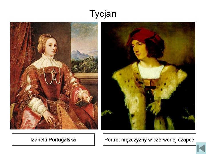 Tycjan Izabela Portugalska Portret mężczyzny w czerwonej czapce 