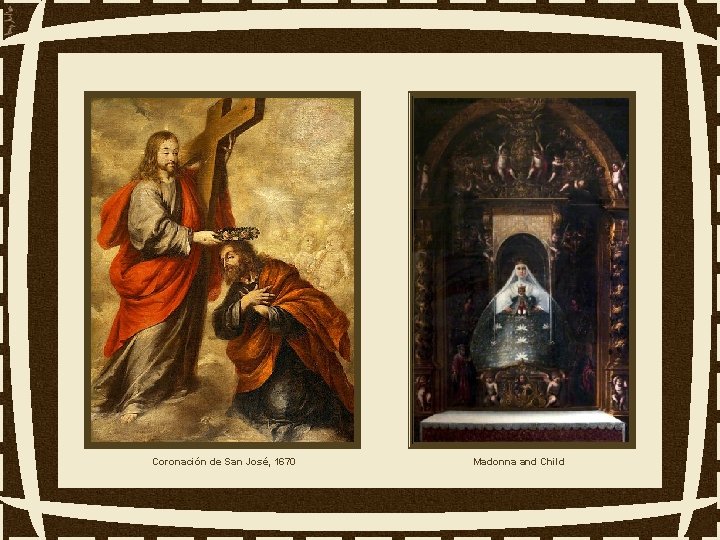Coronación de San José, 1670 Madonna and Child 