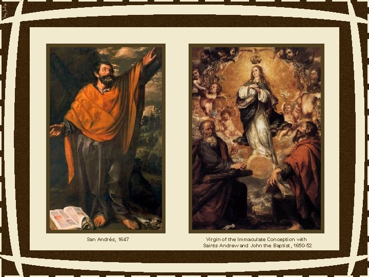 San Andrés, 1647 Virgin of the Immaculate Conception with Saints Andrew and John the