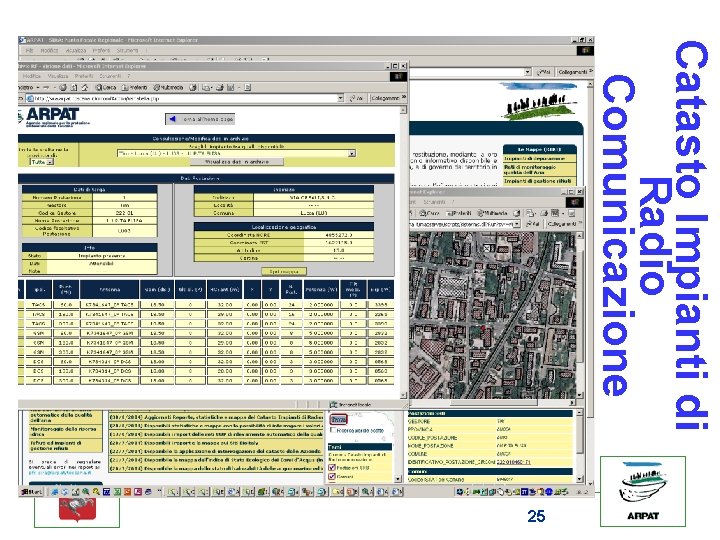Catasto Impianti di Radio Comunicazione 25 