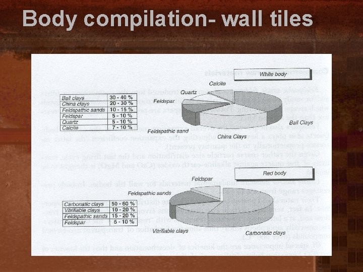 Body compilation- wall tiles 