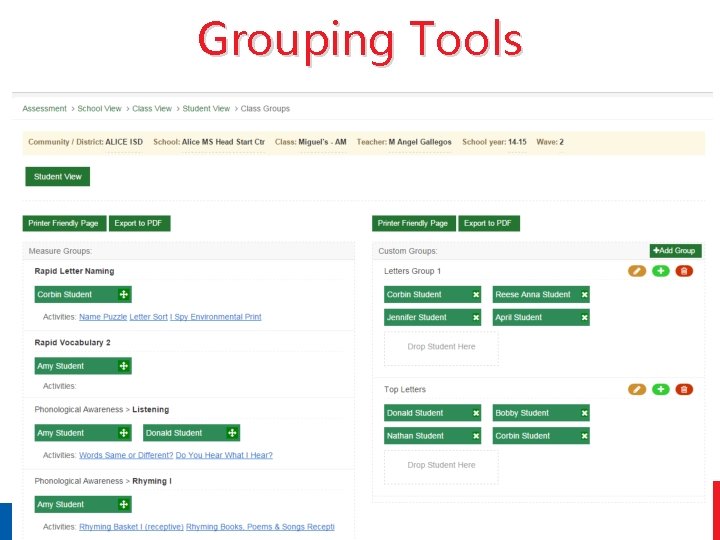 Grouping Tools 