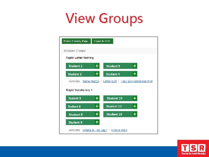 View Groups 