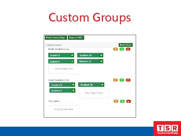 Custom Groups 