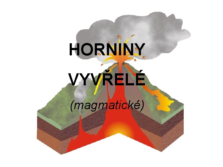 HORNINY VYVŘELÉ (magmatické) 