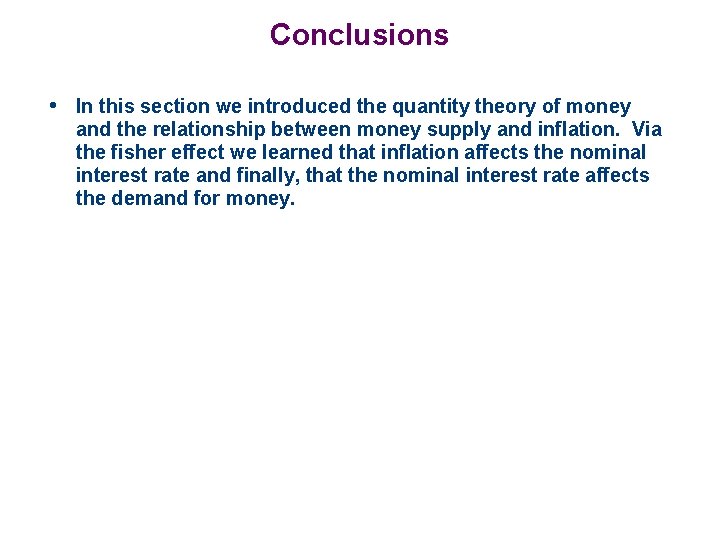 Money and Inflation An introduction Introduction In this