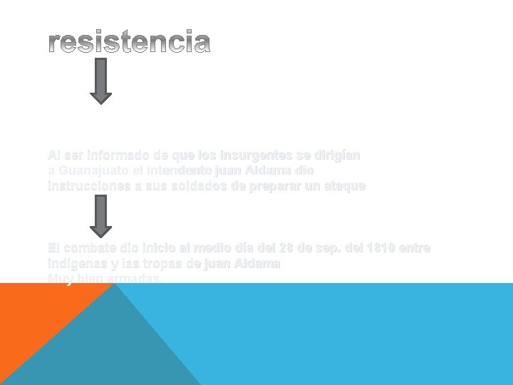 Al ser informado de que los insurgentes se dirigían a Guanajuato el intendente juan