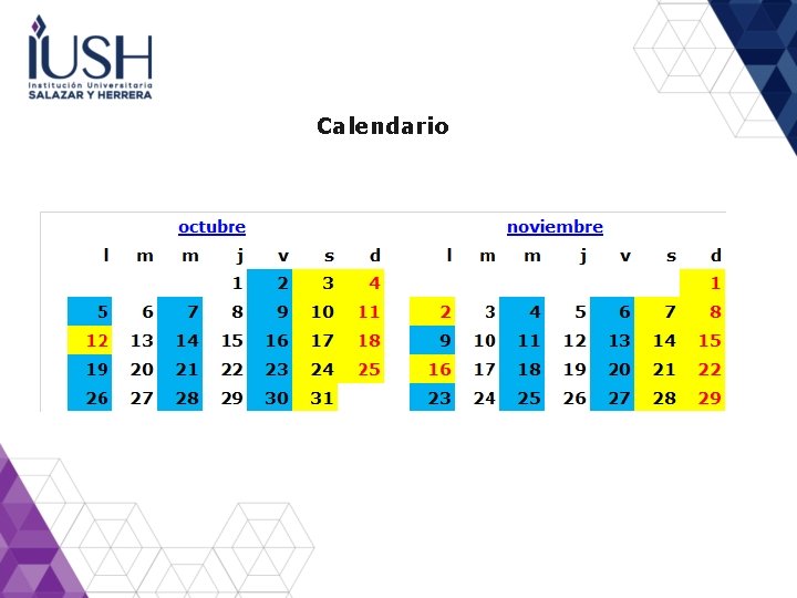 Calendario 