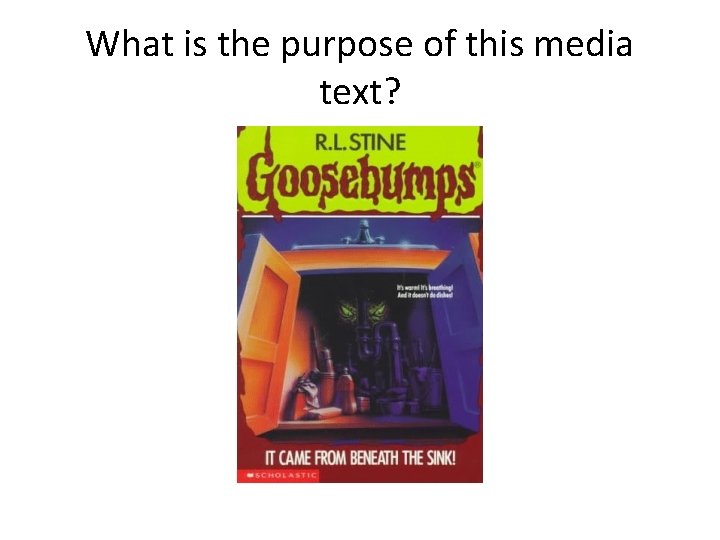 What is the purpose of this media text? 