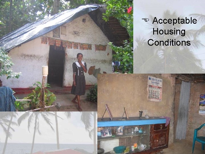  Acceptable Housing Conditions 