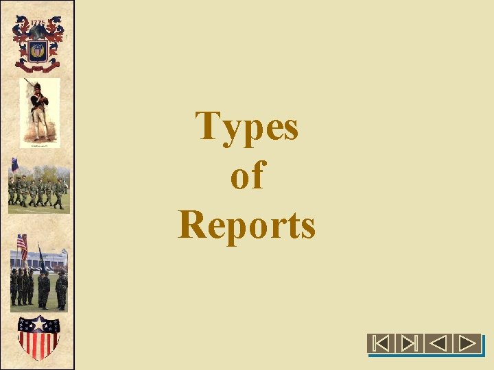 Types of Reports 