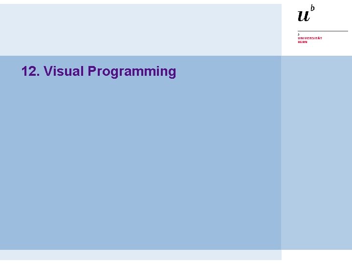12. Visual Programming 