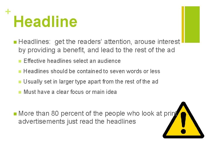 Developing Print Advertisements Introduction to Business Marketing ...