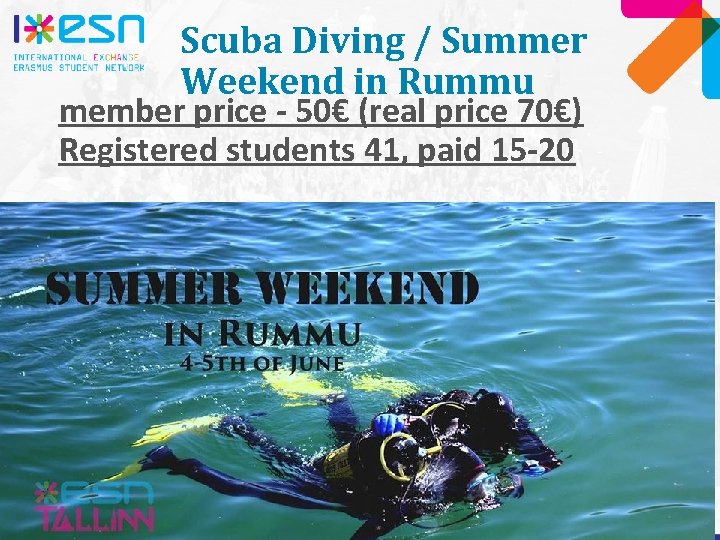Scuba Diving / Summer Weekend in Rummu member price - 50€ (real price 70€)