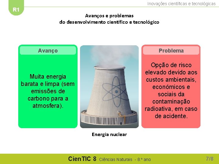 Inovações científicas e tecnológicas R 1 Avanços e problemas do desenvolvimento científico e tecnológico