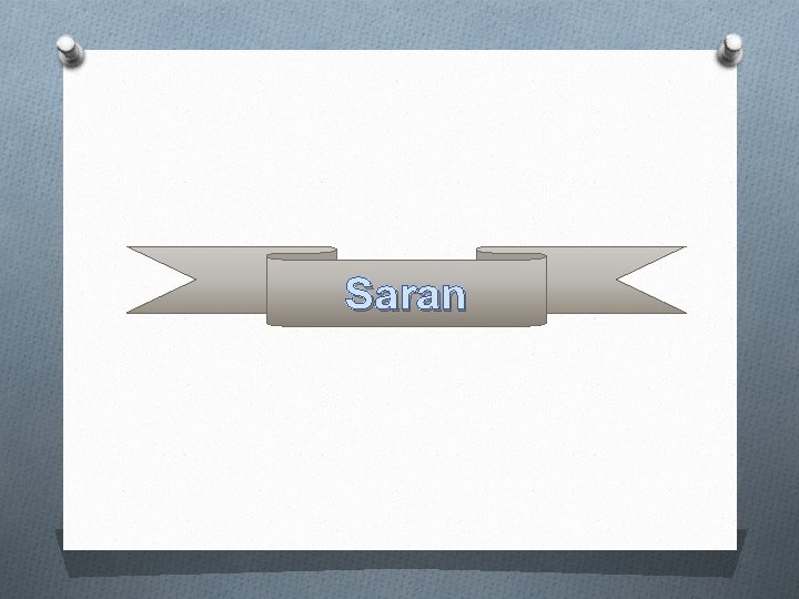 Saran 