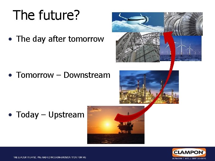 The future? • The day after tomorrow • Tomorrow – Downstream • Today –