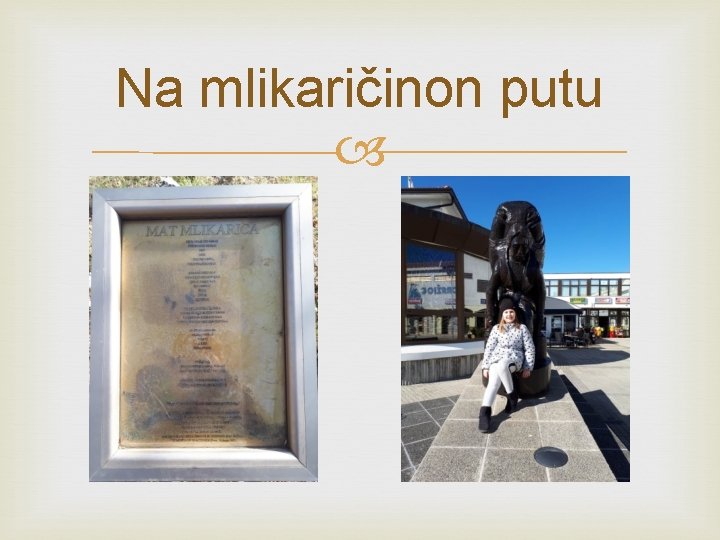 Na mlikaričinon putu 