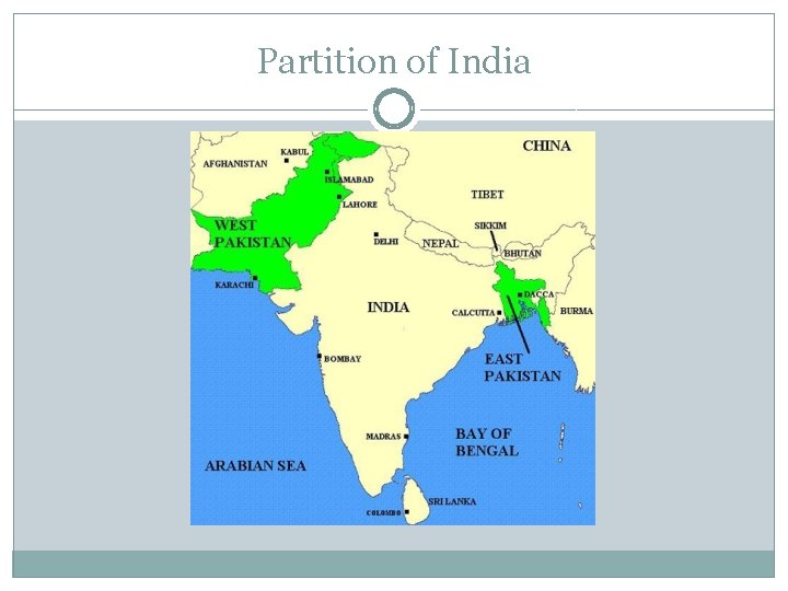 Partition of India 