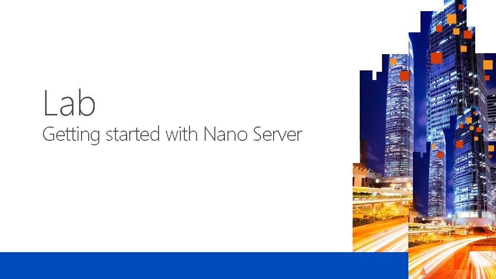 Lab Getting started with Nano Server 