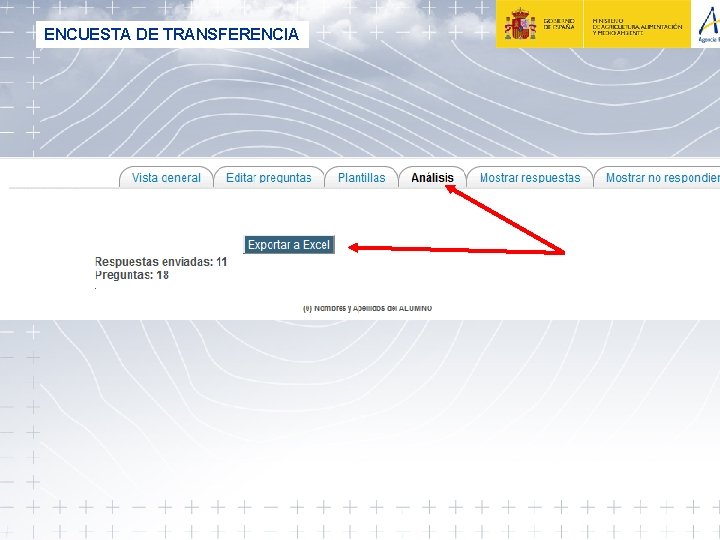 ENCUESTA DE TRANSFERENCIA 