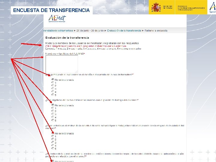 ENCUESTA DE TRANSFERENCIA 