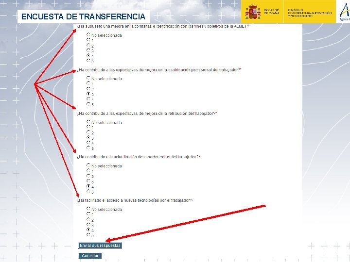 ENCUESTA DE TRANSFERENCIA 