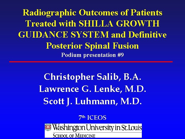 Radiographic Outcomes of Patients Treated with SHILLA GROWTH GUIDANCE SYSTEM and Definitive Posterior Spinal
