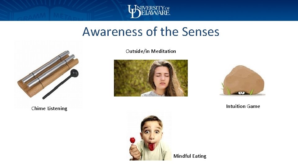 Awareness of the Senses Outside/in Meditation Intuition Game Chime Listening Mindful Eating 