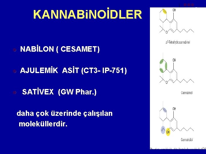 KANNABi. NOİDLER l NABİLON ( CESAMET) l AJULEMİK ASİT (CT 3 - IP-751) l KANNABi. NOİDLER l NABİLON ( CESAMET) l AJULEMİK ASİT (CT 3 - IP-751) l