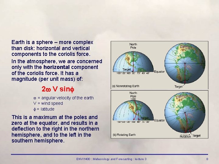 Earth is a sphere – more complex than disk: horizontal and vertical components to