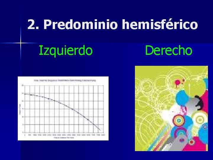 2. Predominio hemisférico Izquierdo Derecho 
