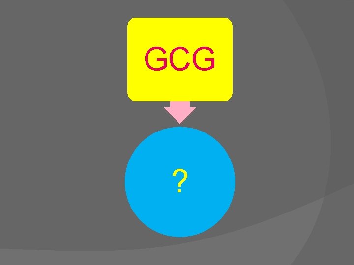 GCG ? 