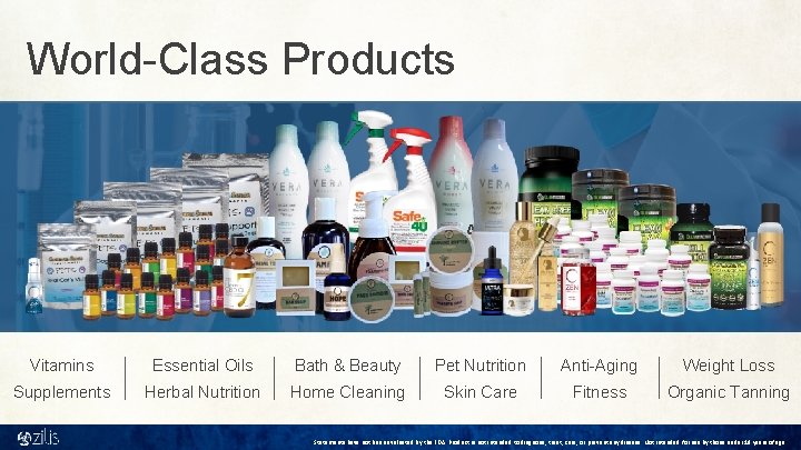 World-Class Products All-Natural Cosmeceutica ls Vitamins Essential Oils Bath & Beauty Pet Nutrition Anti-Aging