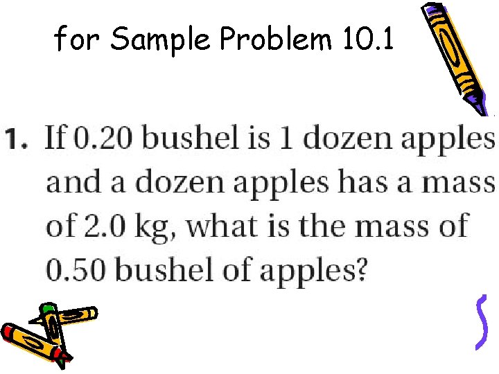 for Sample Problem 10. 1 