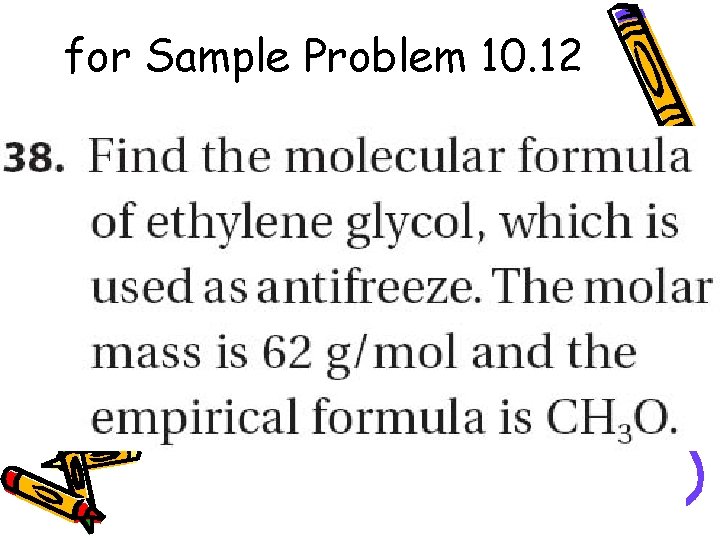 for Sample Problem 10. 12 