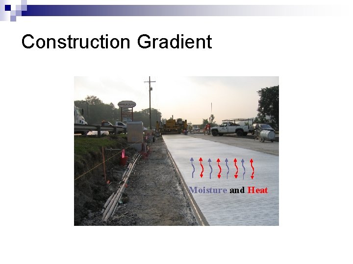 Construction Gradient Moisture and Heat 