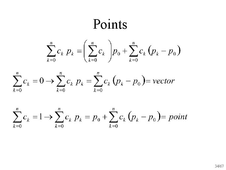 Points 34/67 