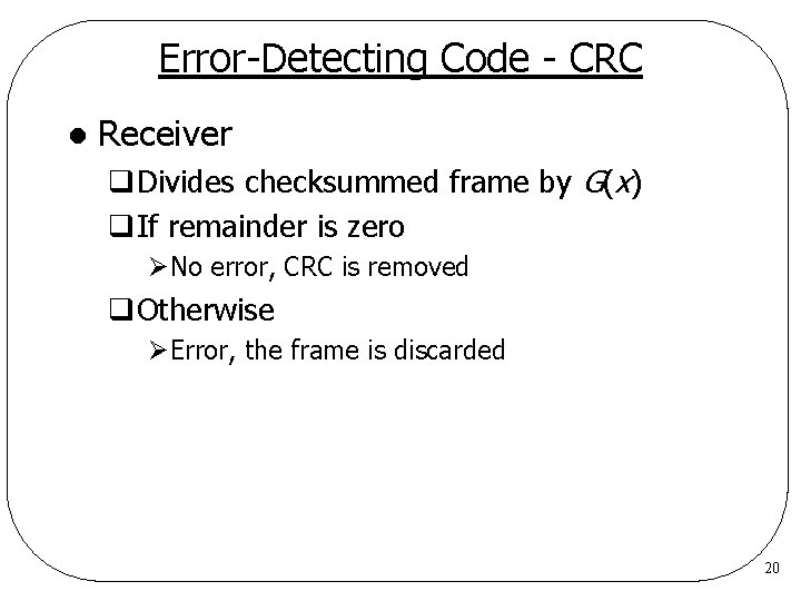 Cs 313 Introduction To Computer Networking Telecommunication Error