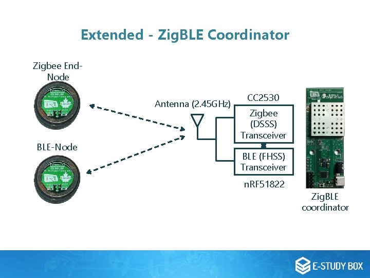 Extended - Zig. BLE Coordinator Zigbee End. Node Antenna (2. 45 GHz) BLE-Node CC Extended - Zig. BLE Coordinator Zigbee End. Node Antenna (2. 45 GHz) BLE-Node CC
