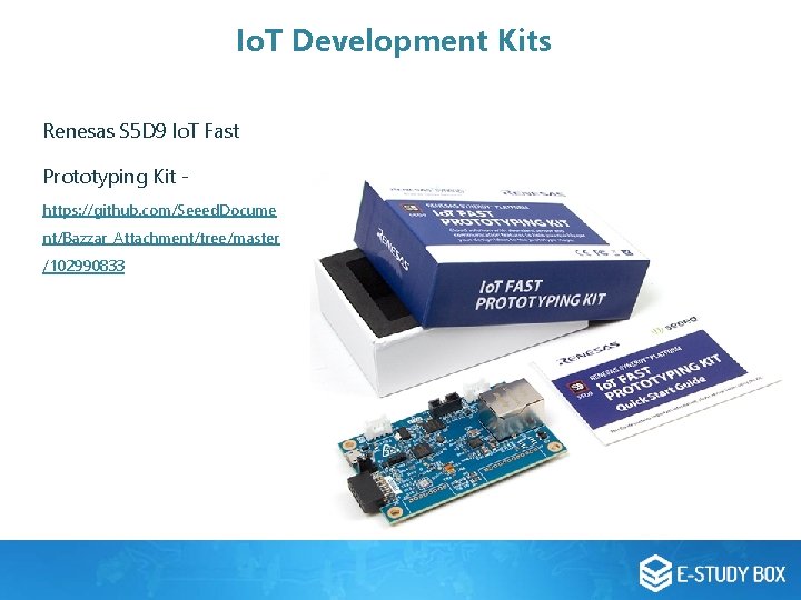 Io. T Development Kits Renesas S 5 D 9 Io. T Fast Prototyping Kit Io. T Development Kits Renesas S 5 D 9 Io. T Fast Prototyping Kit