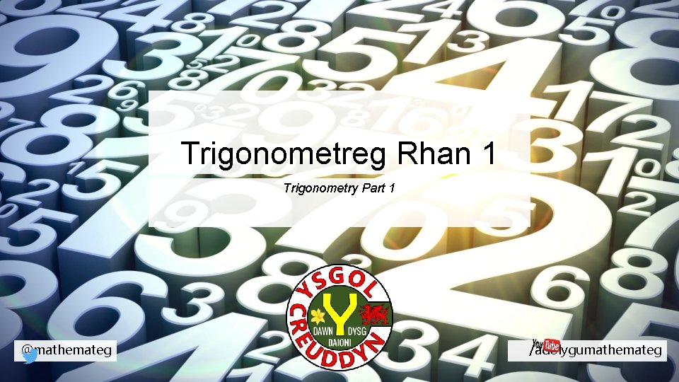 Trigonometreg Rhan 1 Trigonometry Part 1 @mathemateg /adolygumathemateg 