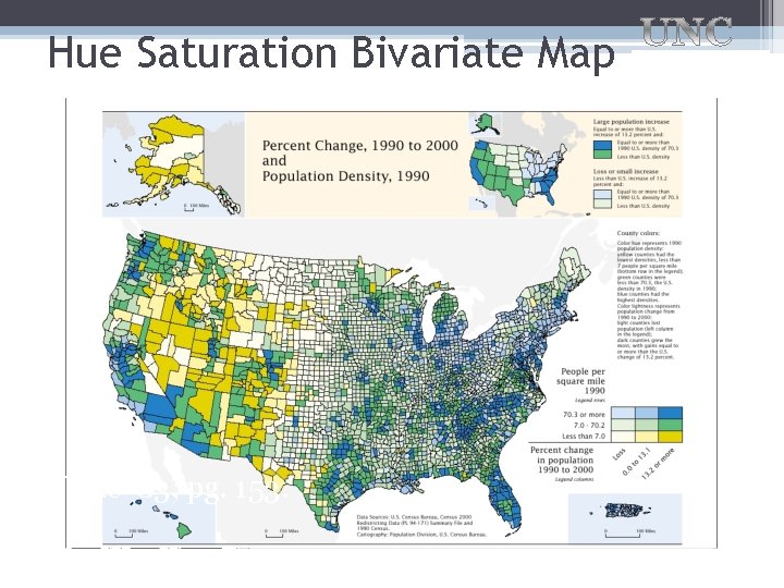 Hue Saturation Bivariate Map Tufte ‘ 83, pg. 153. 