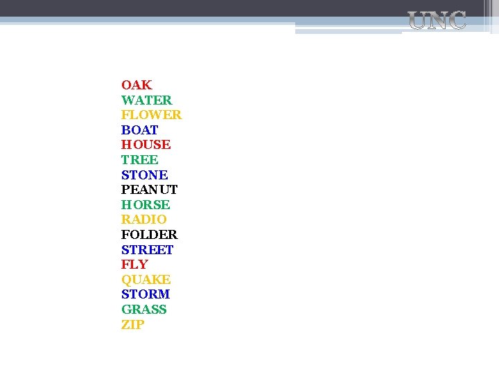 OAK WATER FLOWER BOAT HOUSE TREE STONE PEANUT HORSE RADIO FOLDER STREET FLY QUAKE