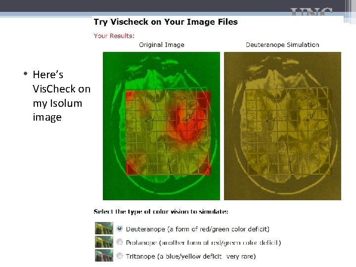  • Here’s Vis. Check on my Isolum image 